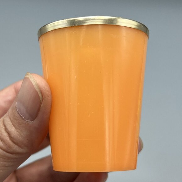 15 MCM Glasses Plastic Shot Mini Dessert KIH Vtg Hong Kong Multicolor Gold Band - Picture 11 of 16